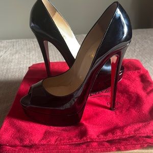 Paten leather open toe